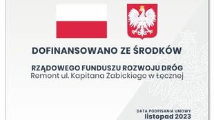 2023-12-07 - Remont ul- Kapitana Żabickiego w Łęcznej - plakat duży.jpg